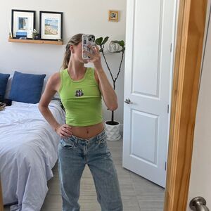 Iamgia Women's Green tank